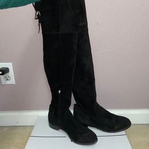 DOLCE VITA Thigh High Black Suede boots 8.5
